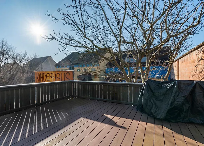 公寓 Elbloft Am Elberadweg Mit